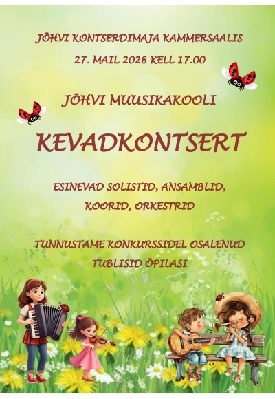 Jõhvi Muusikakooli Kevadkontsert
