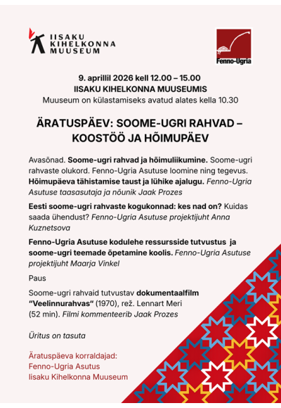 Soome-ugri äratuspäev Iisakus