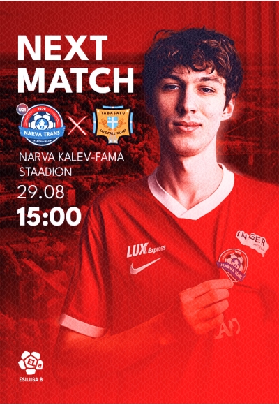 Esiliiga B: JK Narva Trans U21 vs JK Tabasalu