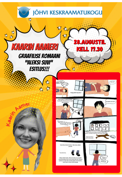 Kaarin Aameri graafilise romaani "Aleksi suvi" esitlus