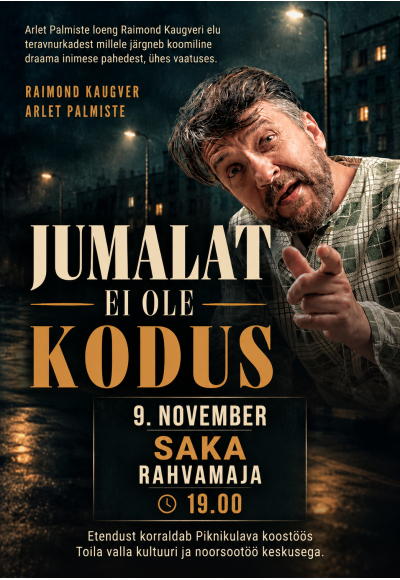 Etendus "Jumalat ei ole kodus" Piibe teater