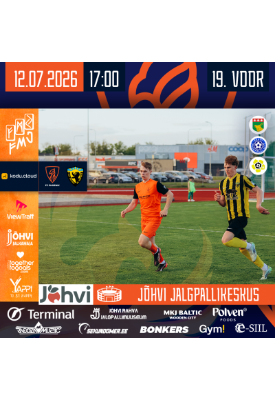 Esiliiga B: Jõhvi FC Phoenix vs Pärnu JK Vaprus U21