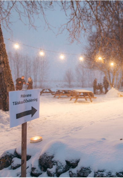 Crazy Full Moon NIGHT Dining on Peipsi Food Street