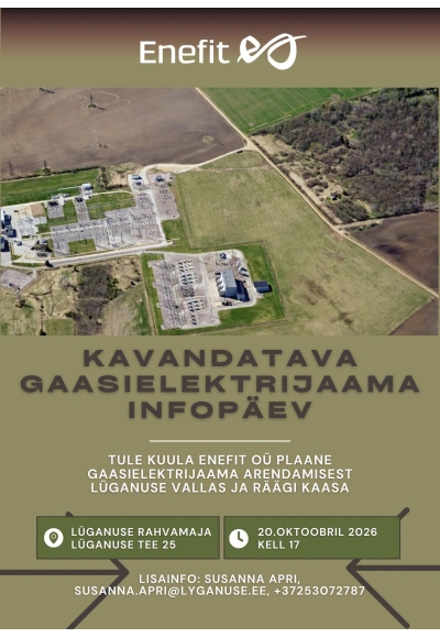 Kavandatava gaasielektrijaama infopäev