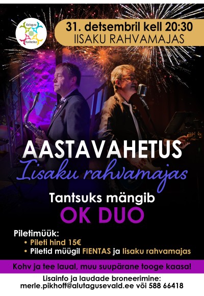 Aastavahetus Iisaku rahvamajas