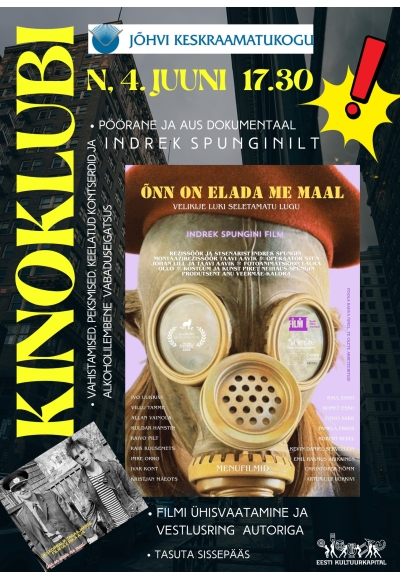 Kinoklubi: Pöörane ja aus dokumentaal Indrek Spunginilt