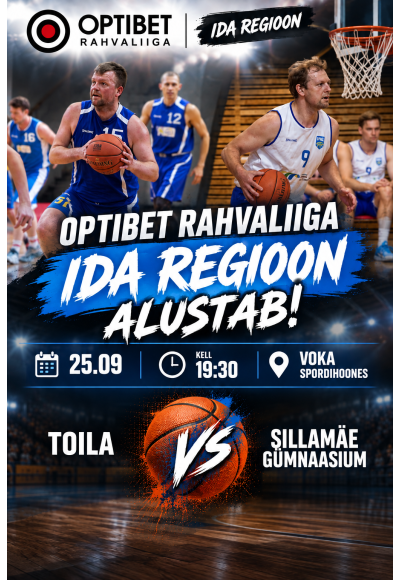 Optibet rahvaliiga Ida regioon: Toila vs Sillamäe gümnaasium