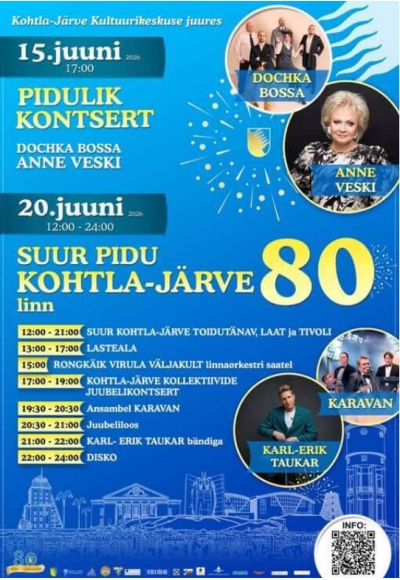 Suur pidu KOHTLA-JÄRVE LINN 80