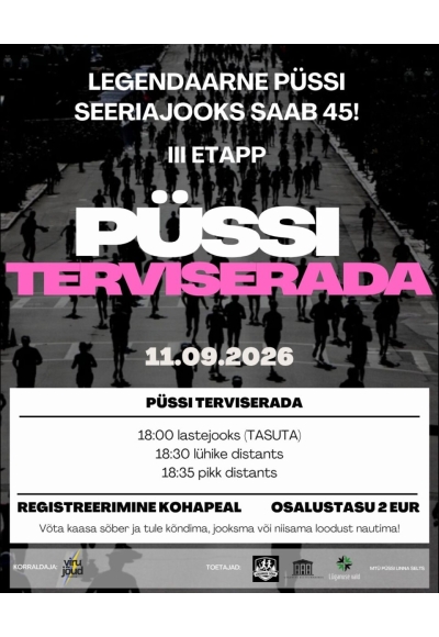 Püssi seeriajooks Püssi Terviserajal