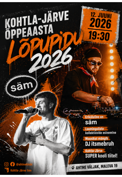 Kohtla-Järve õppeaasta lõpupidu 2026