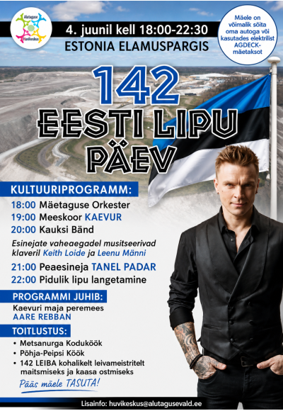 142. Eesti lipu päev Estonia Elamuspargis