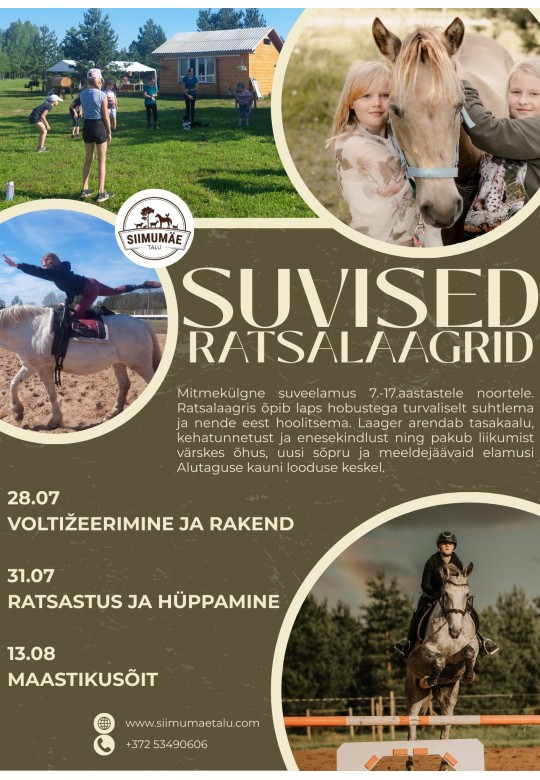 Noorte ratsalaager Siimumäe talus