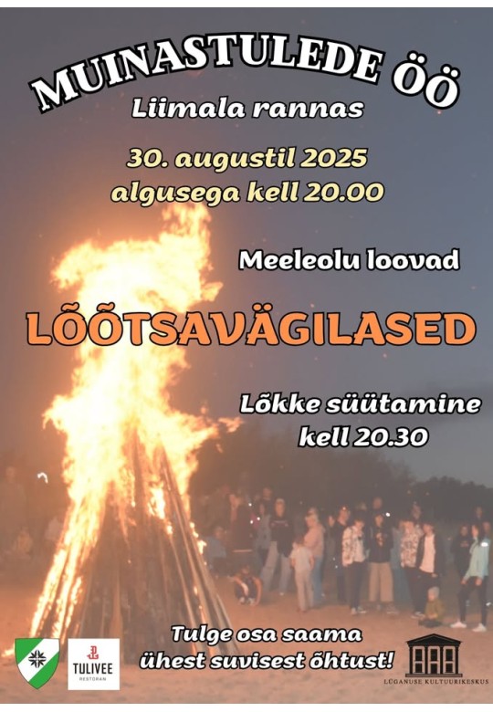 Muinastulede öö Liimala rannas