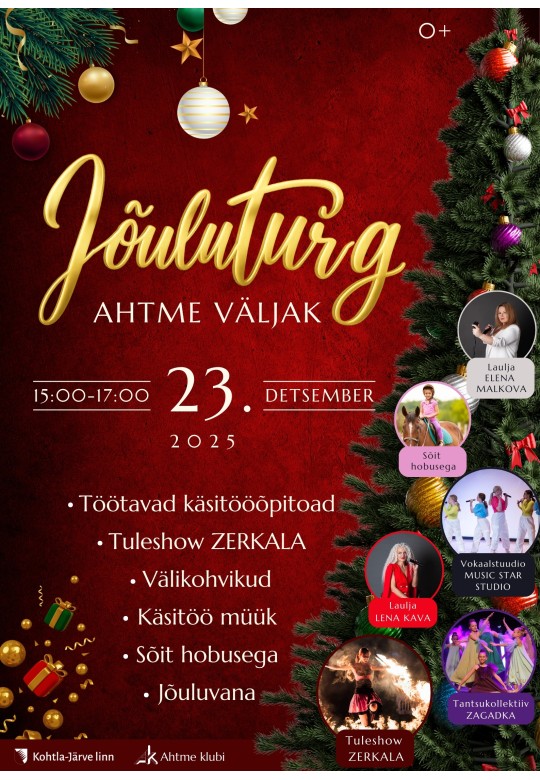 Jõuluturg Ahtme väljakul