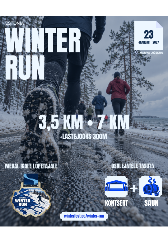 WINTER RUN - winter run in Narva-Jõesuu