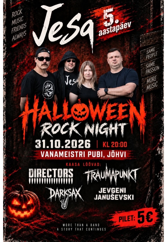JESA — HALLOWEEN ROCK NIGHT