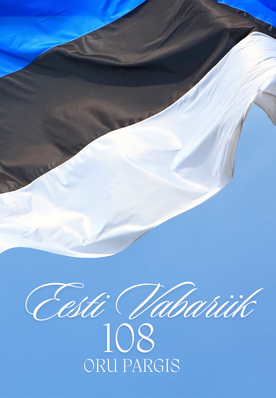 Lipu heiskamine Oru pargis