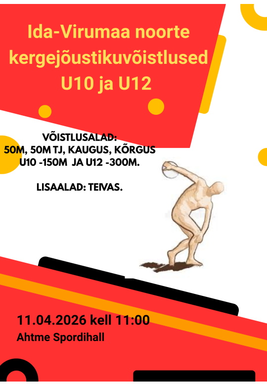 Ida-Virumaa noorte kergejõustiku võistlused U10 ja U12