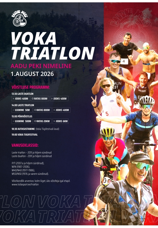 Aadu Peki nimeline Voka triatlon