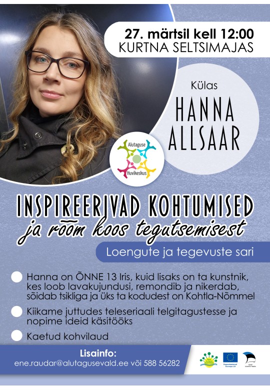 Loengute ja tegevuste sari: Külas hanna Allsaar