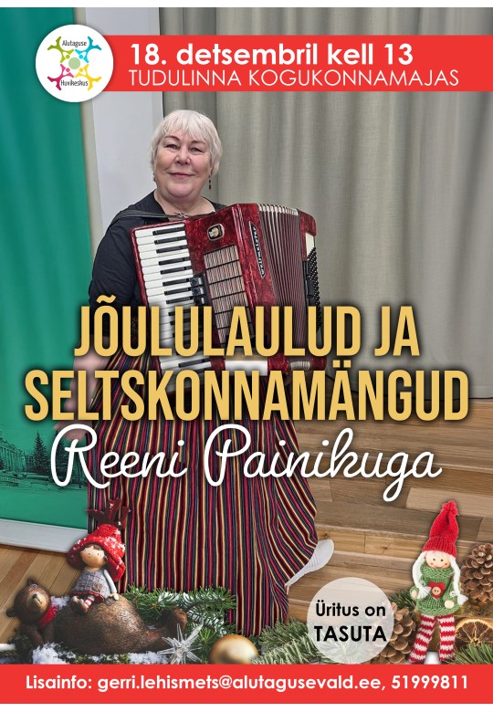 Jõululaulud ja seltskonnamängud Reeni Painikuga