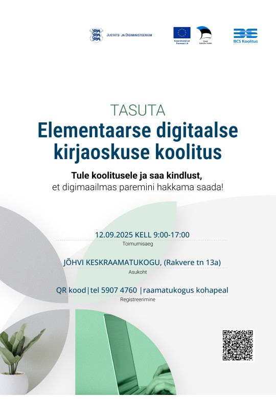 The training of elementary digital literacy (in Estonian language)