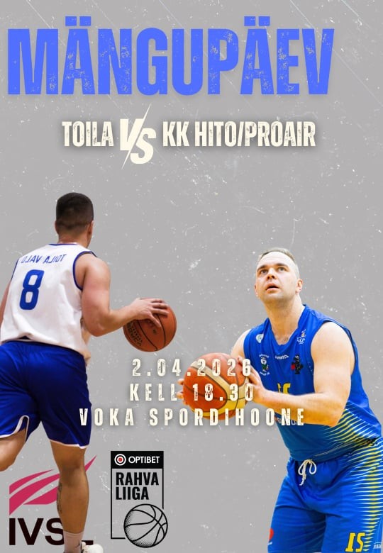 Optibet basketball national league: Toila vs KK Hito/Proair