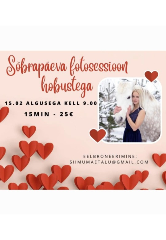 Sõbrapäeva fotosessioon Siimumäe talus