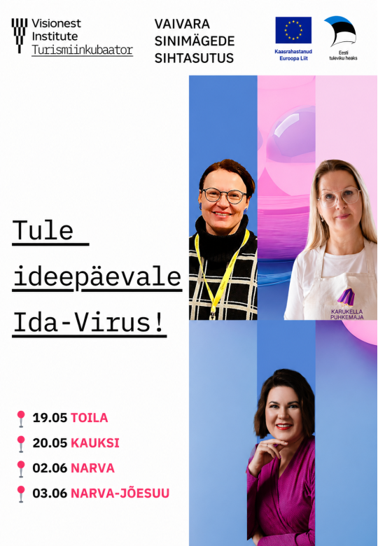Koolitusprogramm Turismiinkubaator 2026 I Ida-Viru IDEEpäev