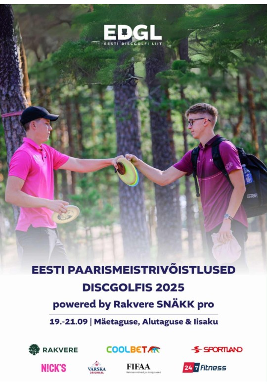 Eesti paarismeistrivõistlused discgolfis 2025