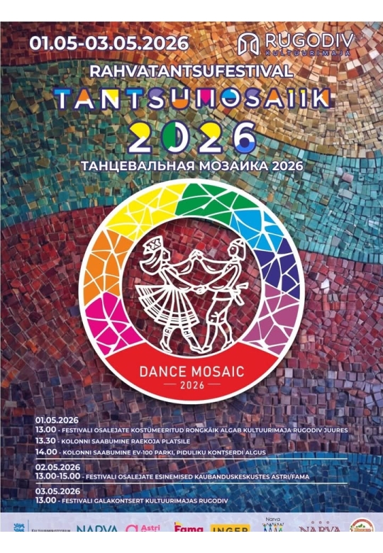 Rahvusvaheline rahvatantsufestival: Tantsumosaiik 2026