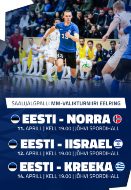 Saalijalgpalli MM-valikturniiri eelring: Eesti - Norra