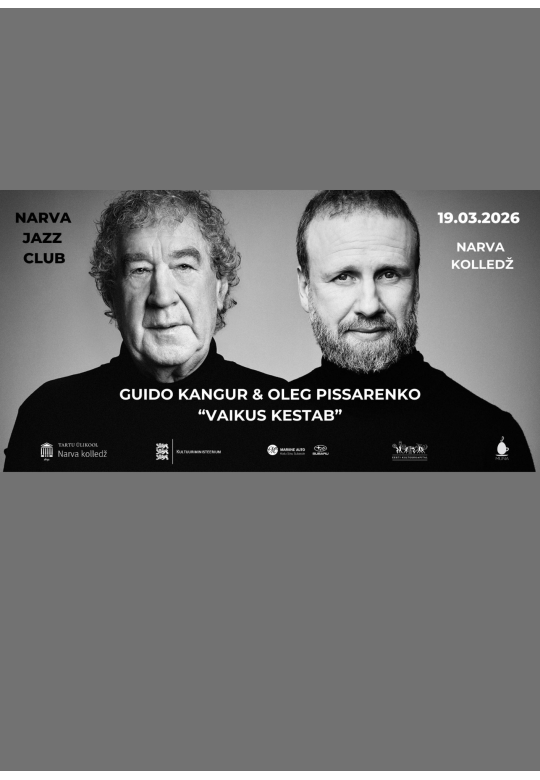 Narva Jazz Club: Guido Kangur & Oleg Pissarenko kontsert "Vaikus Kestab"