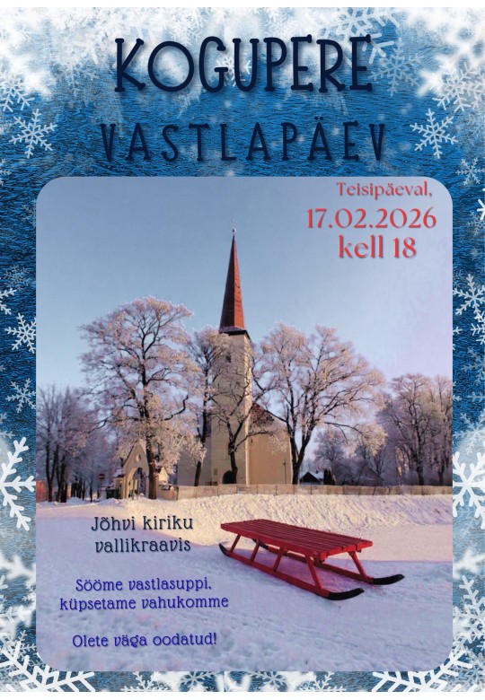 Kogupere vastlapäev Jõhvis