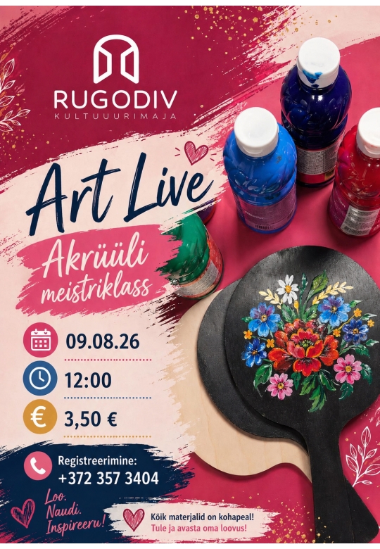 Art Live – Akrüüli meistriklass