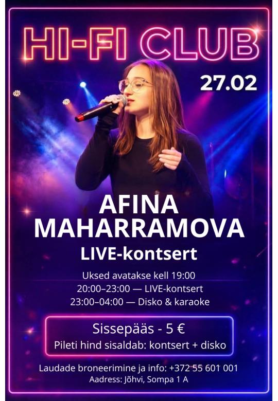 Afina Maharramova - LIVE kontsert