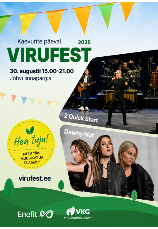 ViruFest 2026 - tasuta kogukonnapäev Jõhvi pargis