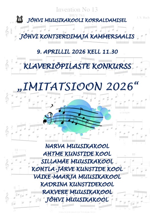 Piano Competition “Imitatsioon 2026”