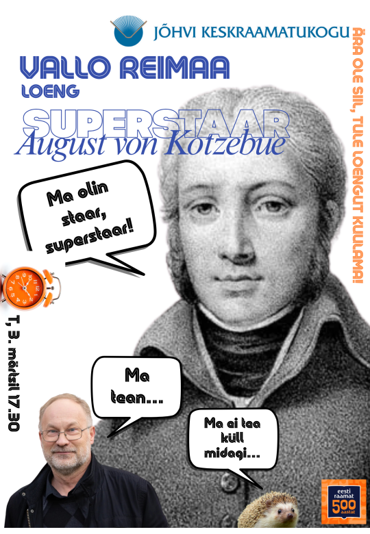 Vallo Reimaa loeng: Superstaar August von Kotzebue