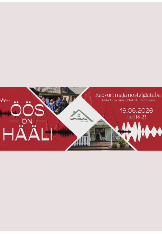 Muuseumiöö Kaevuri maja nostalgiatoas