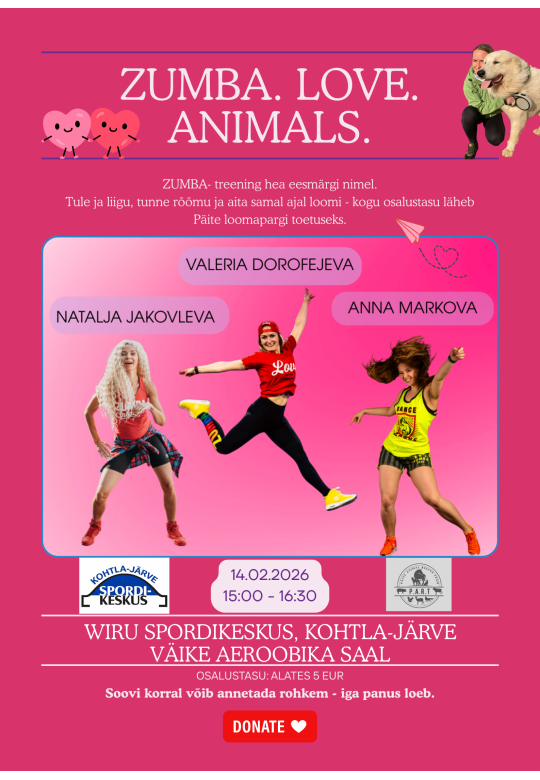 Heategevuslik Zumba-treening