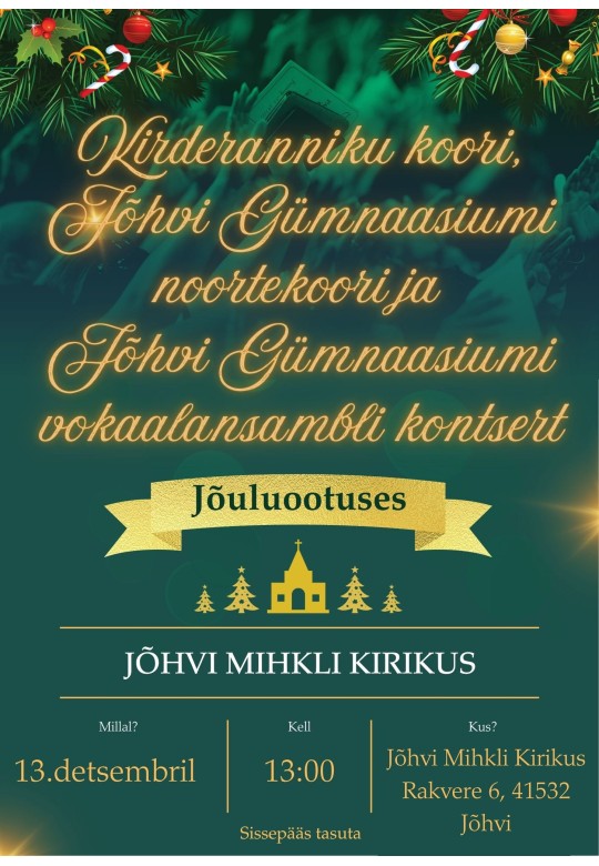 Kontsert "Jõuluootuses"