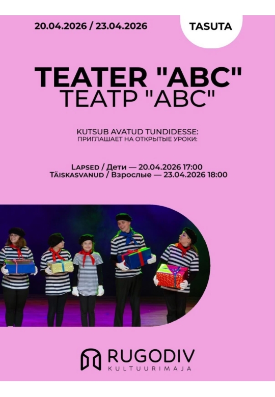 Teater „ABC“ avatud tundid (täiskasvanud)