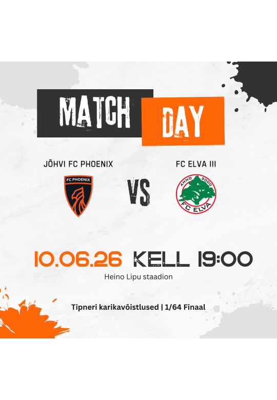 Tipneri karikavõistlused: Jõhvi FC Phoenix vs FC Elva III