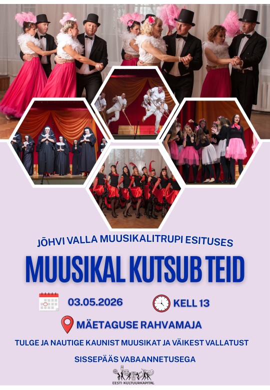 "Muusikal kutsub teid" Mäetaguse rahvamajas