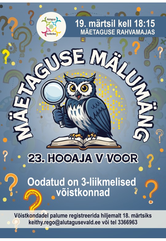 Mäetaguse mälumängu 23. hooaja V voor