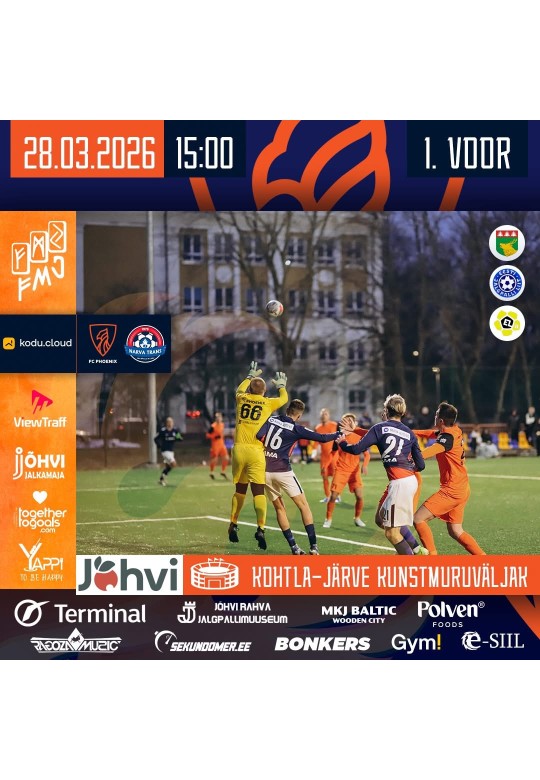 Esiliiga B: Jõhvi FC Phoenix vs JK Narva Trans U21