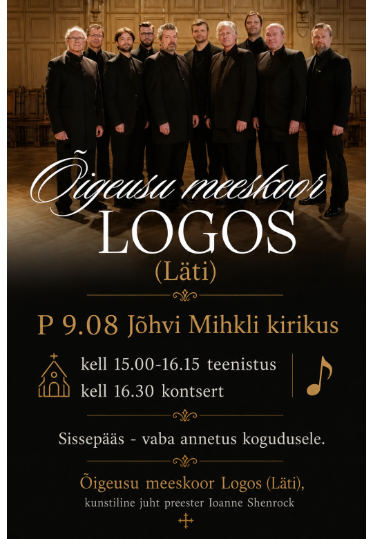 Läti õigeusu meeskoor LOGOS kontsert