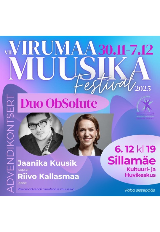 VII Virumaa Muusikafestival 2025: DuoObsolute
