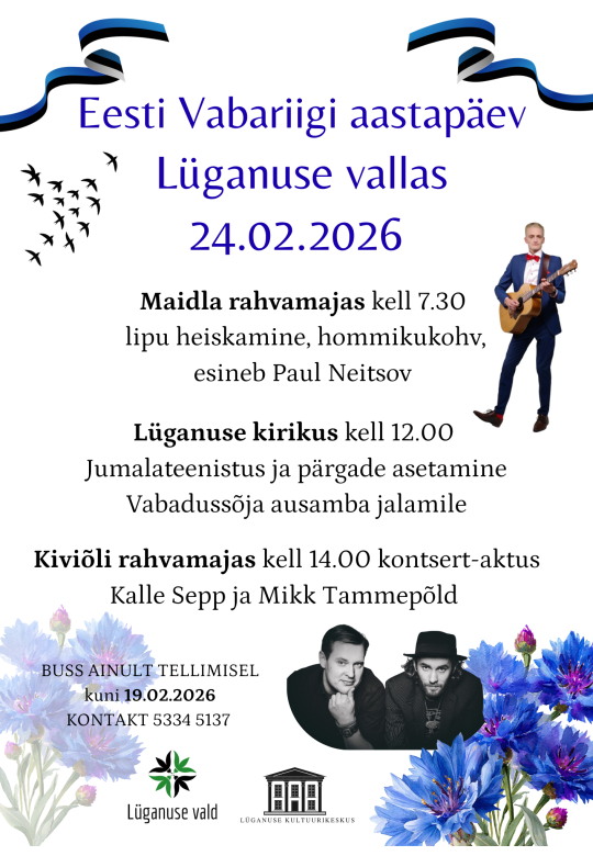Eesti Vabariigi aastapäev Lüganuse vallas 2026